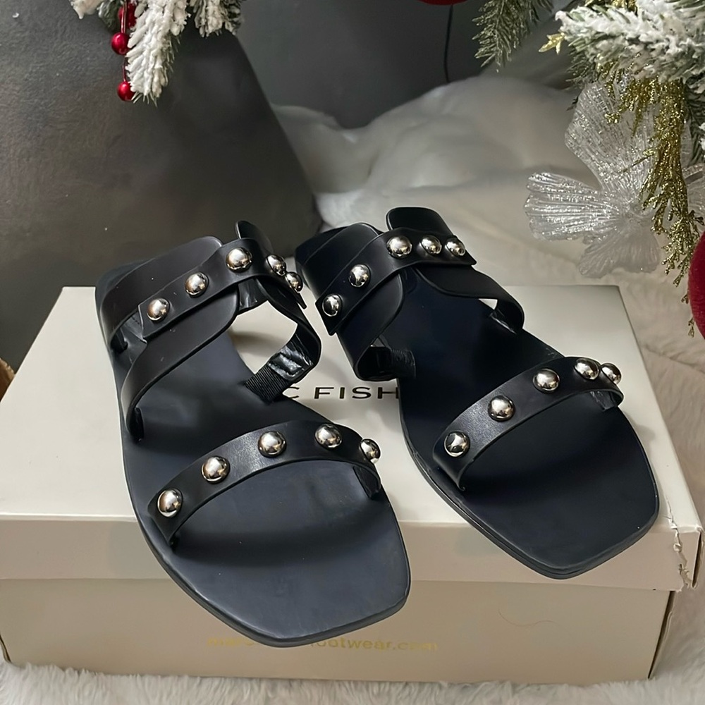 Marc Fisher Burlina studded sandal- 7.5